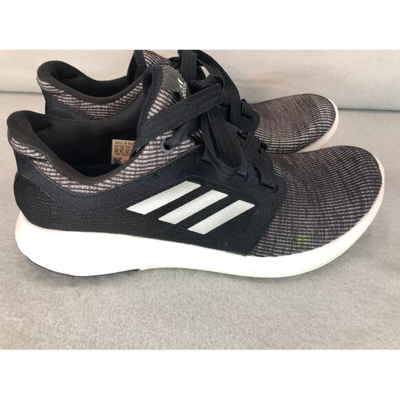 Adidas Edge Lux Black Silver Gray Sneakers Womens Size 10 - Picture 4 of 9